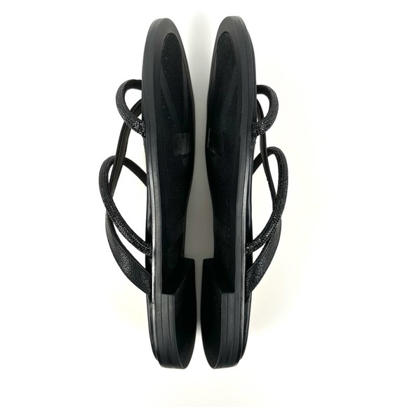 Vionic Prism Sandals Leather Crystal Orthotic Black NWOB Size 7.5M - Picture 8 of 12